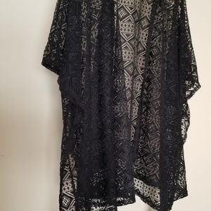 Black Boho Kimono